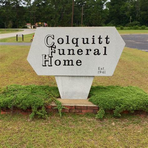 Colquitt funeral home - About Colquitt Funeral Home. Colquitt Funeral Home was established in 1941 by H. Roy and Lucille McKinstry, Sr. They operated the funeral home and ambulance service for Colquitt and Miller County until 1949 when their son, H. Roy McKinstry, Jr. returned from the Navy to help run the family business.
